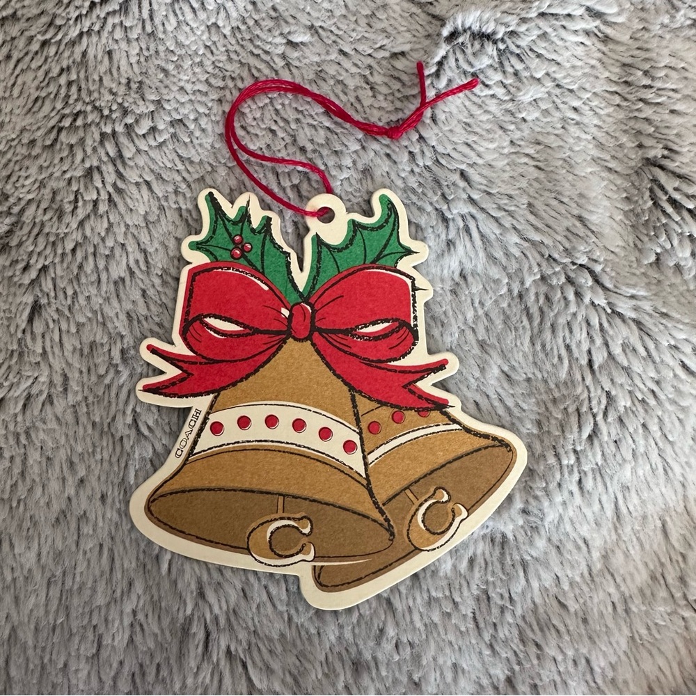 Coach Bells Holiday Gift Tag Ornament